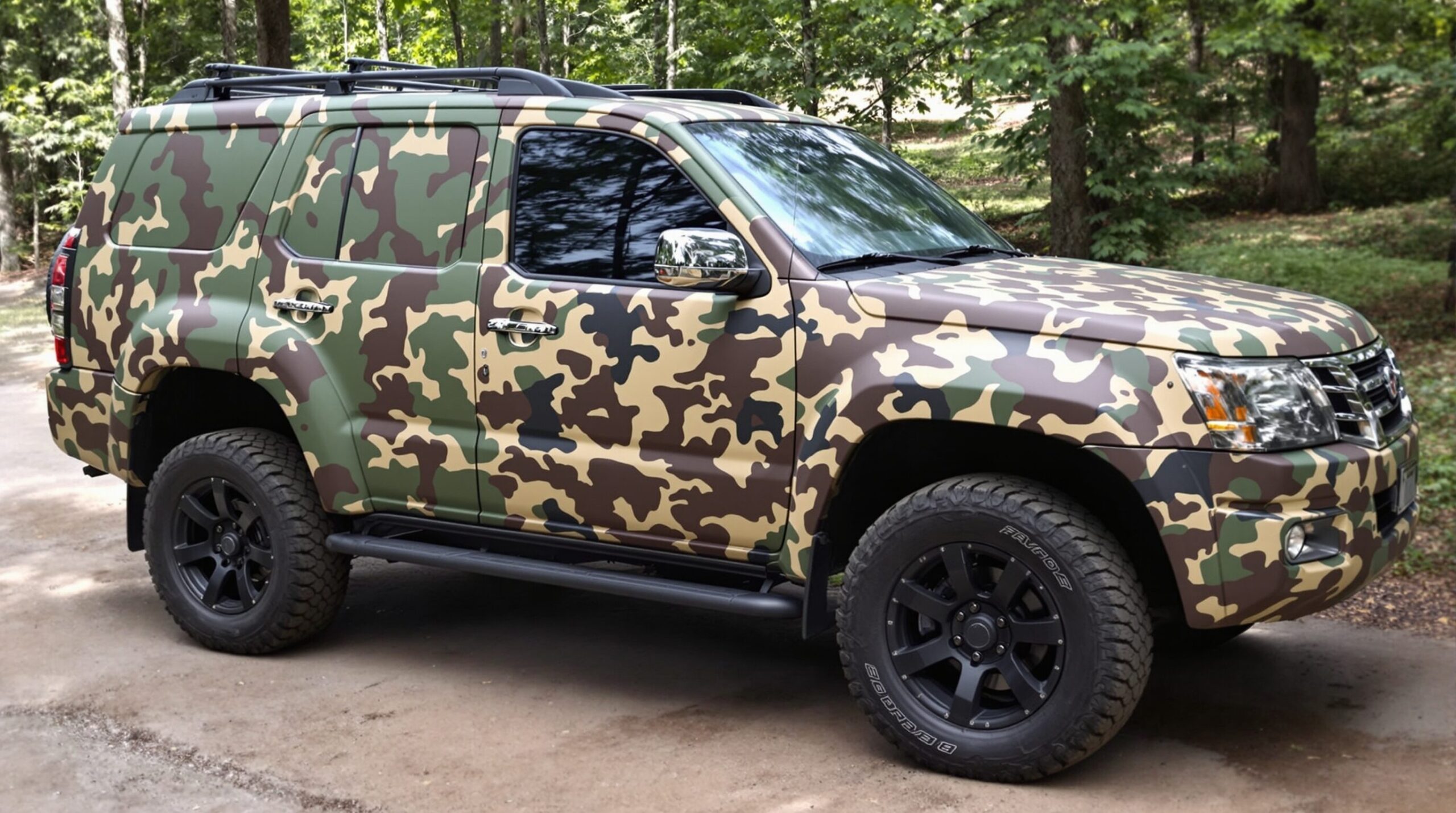 covering camouflage 4x4